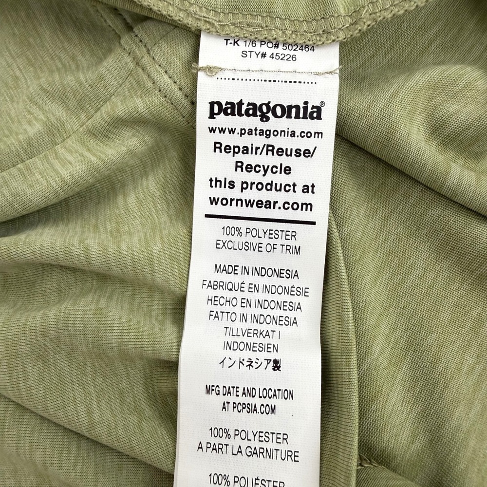 Patagonia Capilene Cool Daily Shirt Womens XXS Green Heather Hiking Tee Outdoor - Picture 9 of 13